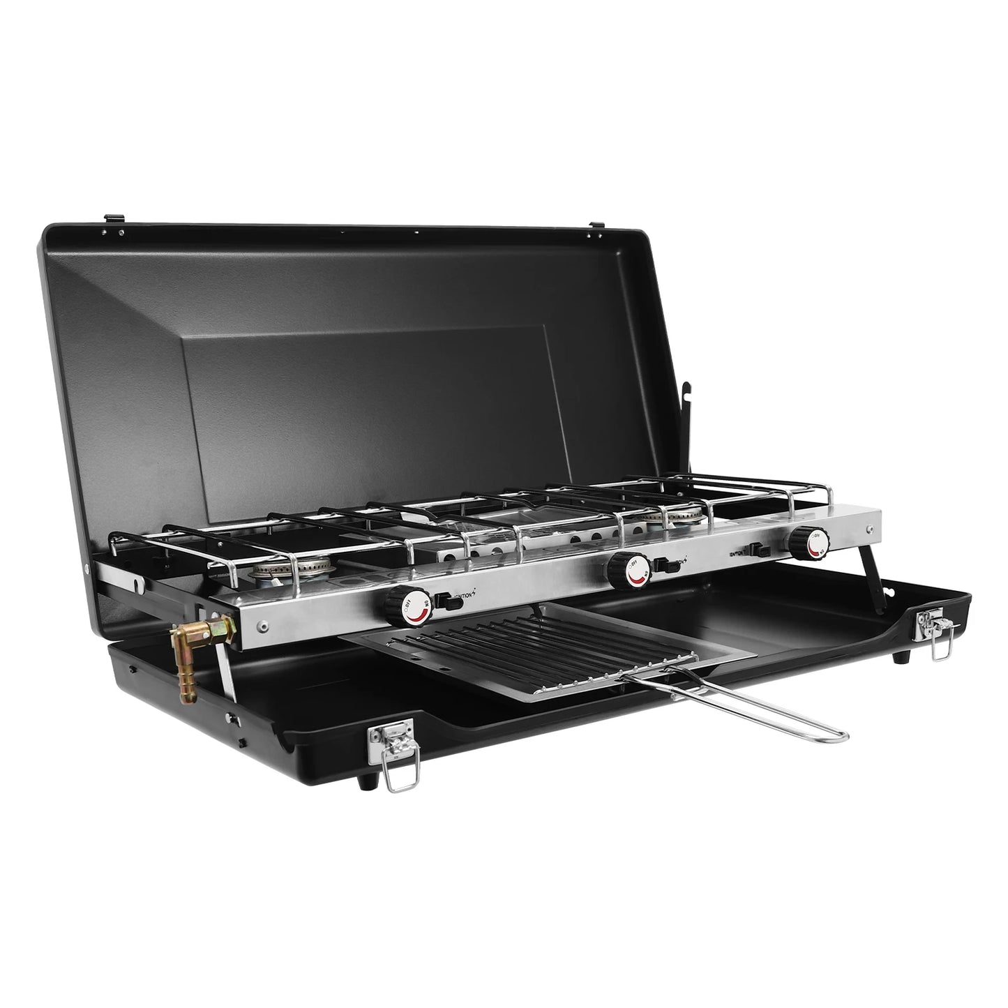 3 Burner Propane Gas Camping Stove