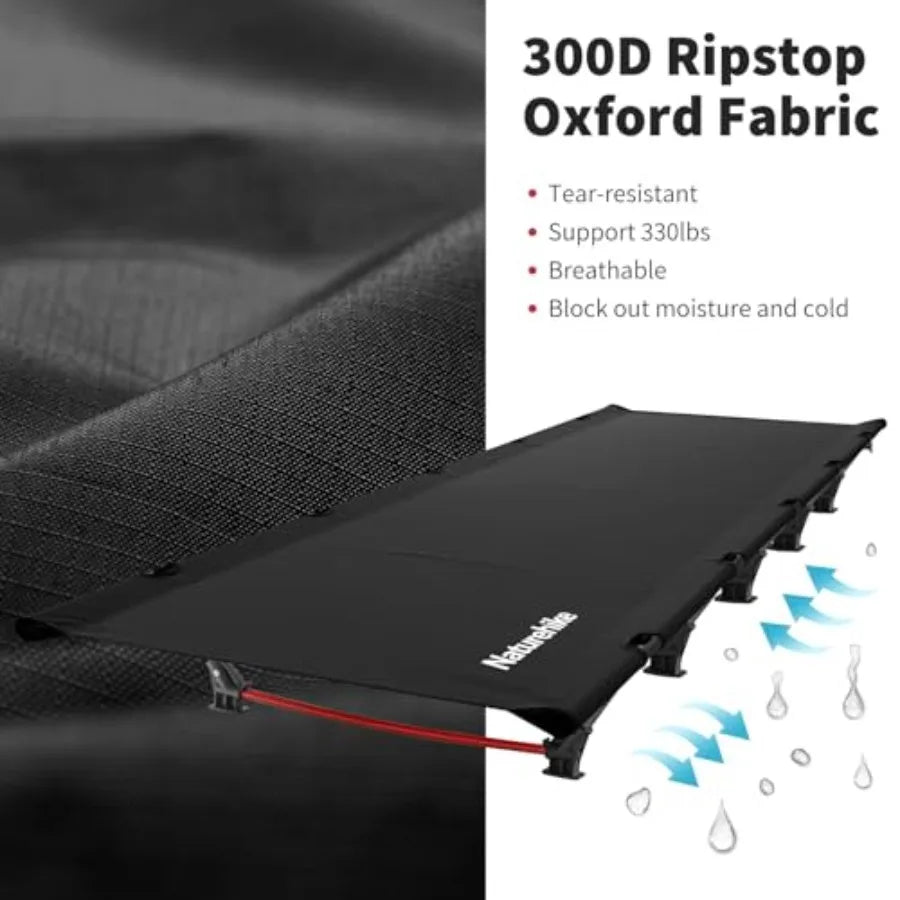 Ultralight Camping Cot with Storage Bag