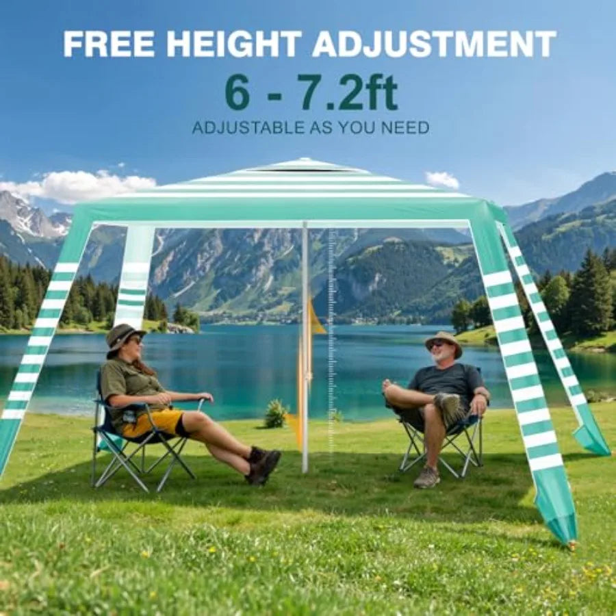 Beach Cabana 8 x 8FT ,UPF50+ , Wind Resistant