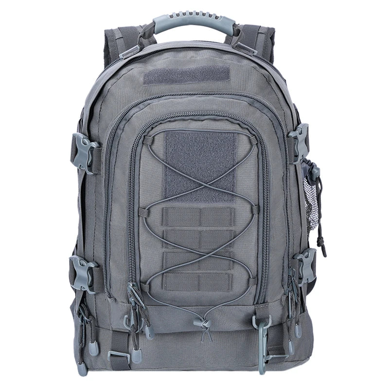 65L Tactical Backpack – Expandable Military Hiking Rucksack