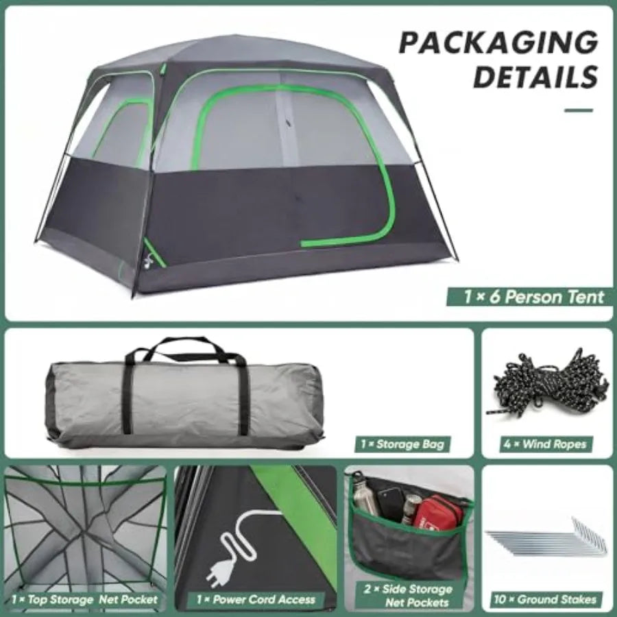 Camping Dome Tent Waterproof and Windproof