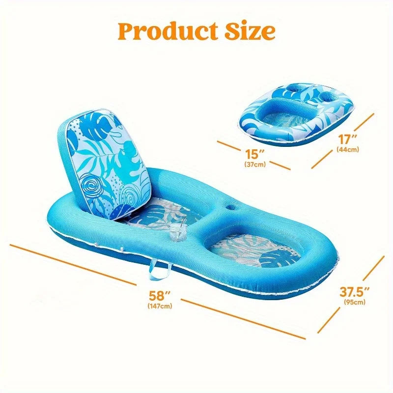 Fabric Lounge Float | Pool & Lake Float for Adults & Teens