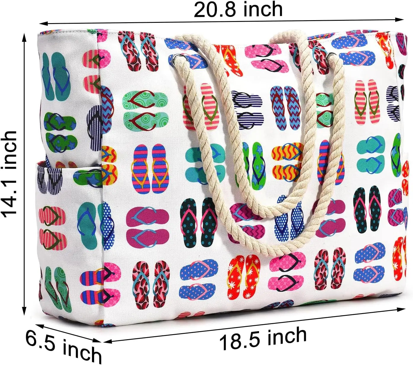 Large Waterproof Beach Tote Bag