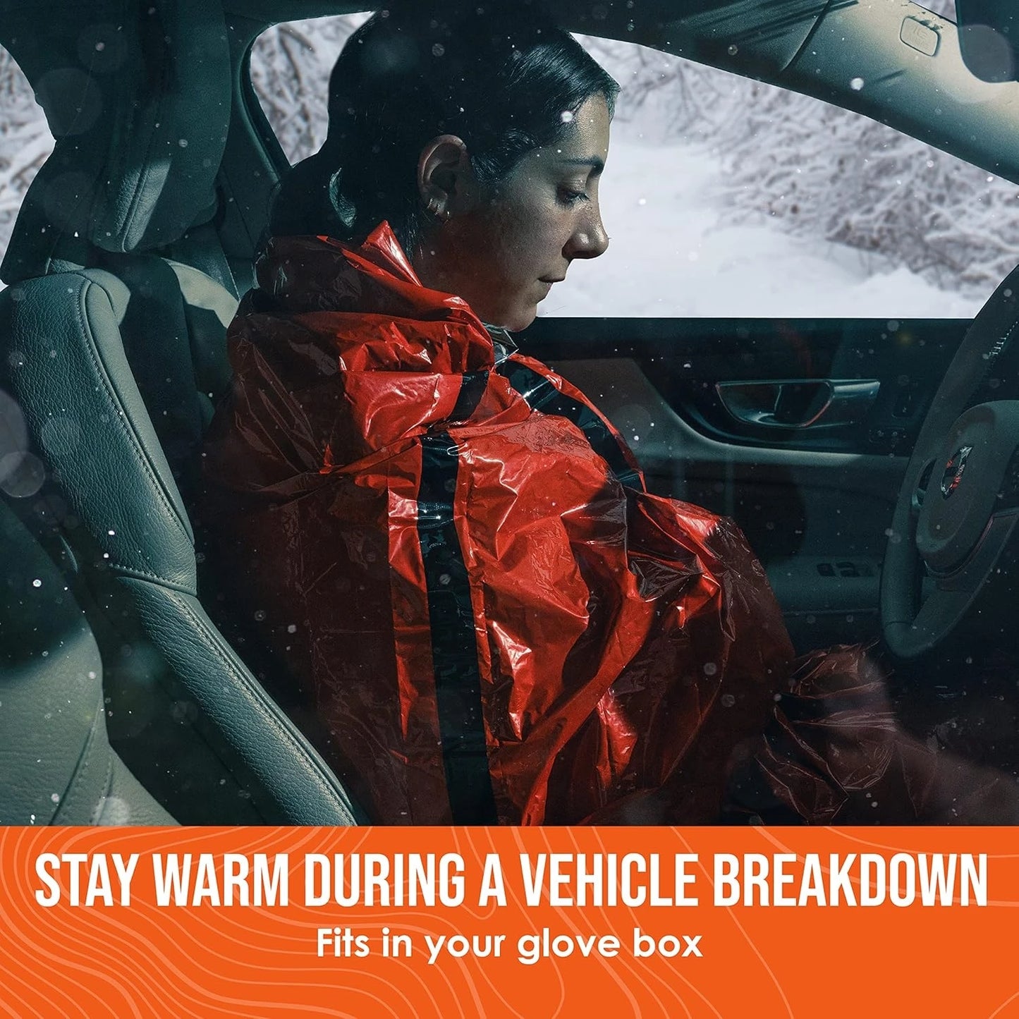 Emergency Waterproof Mylar Thermal Blanket, Lightweight