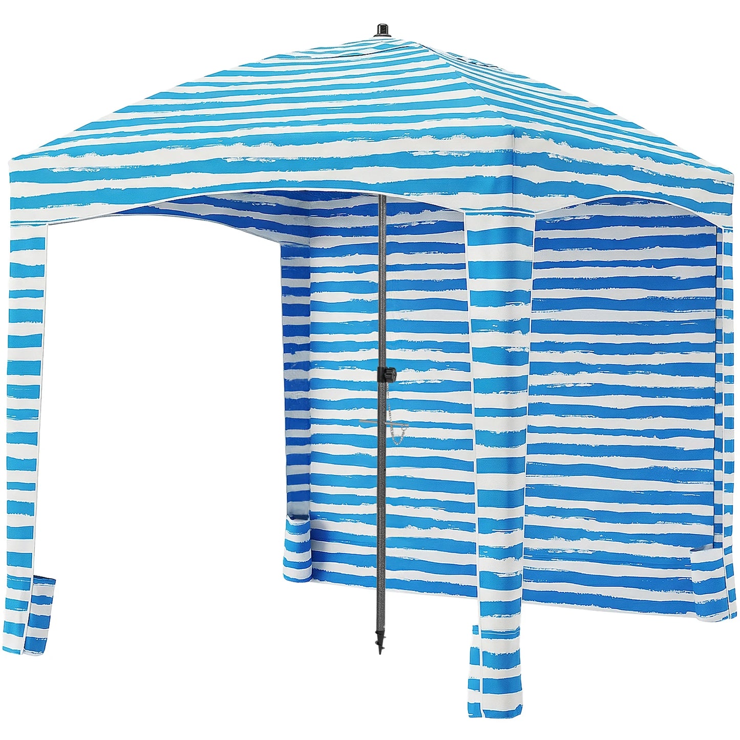 JHK 6×6 FT Beach Tent Sun Shelter with Side Wall – UPF 50+ Wind Resistant Cabana for Family