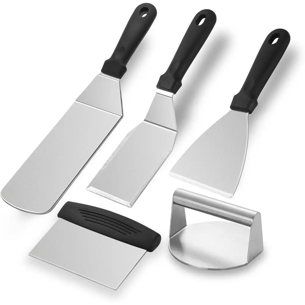 5-Piece Full Handle BBQ Grill Accessories