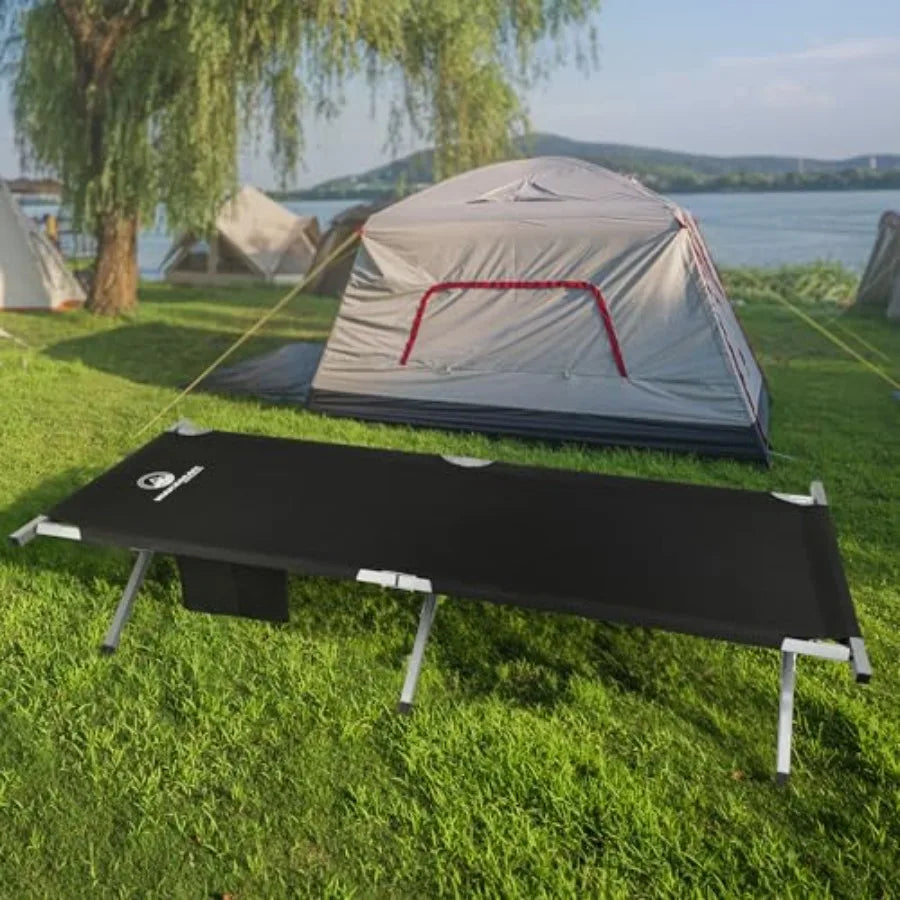 Camping Cot with Steel Frame
