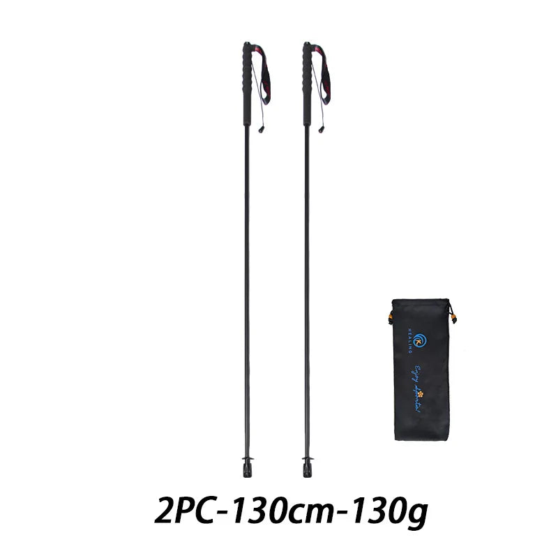 110g Ultra-Light Foldable Carbon Fiber Trekking Poles – Hiking Sticks, Walking Sticks for Trekking & Hiking
