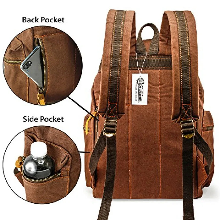 Vintage Canvas Backpack