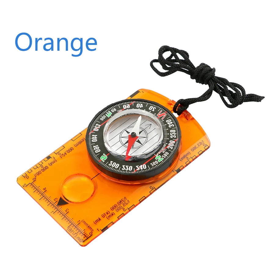 Waterproof Compass — Aluminum Case with Hanging Ring, 4 Colors