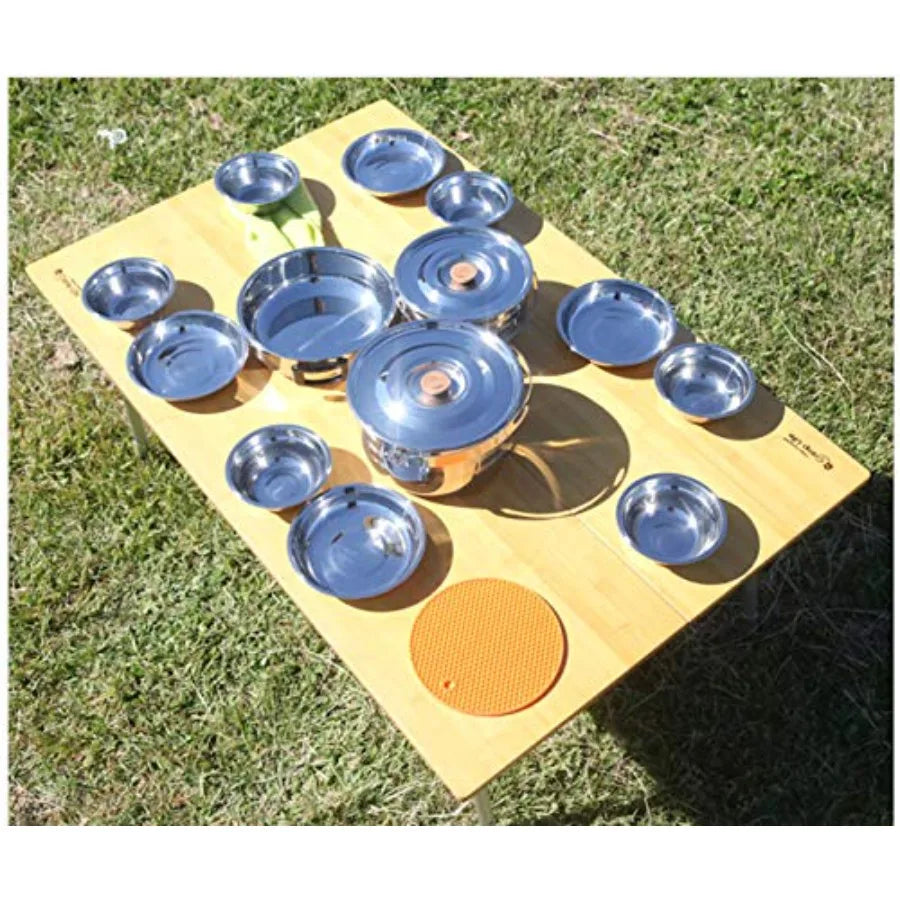 Stainless Steel Camping Cookware Set