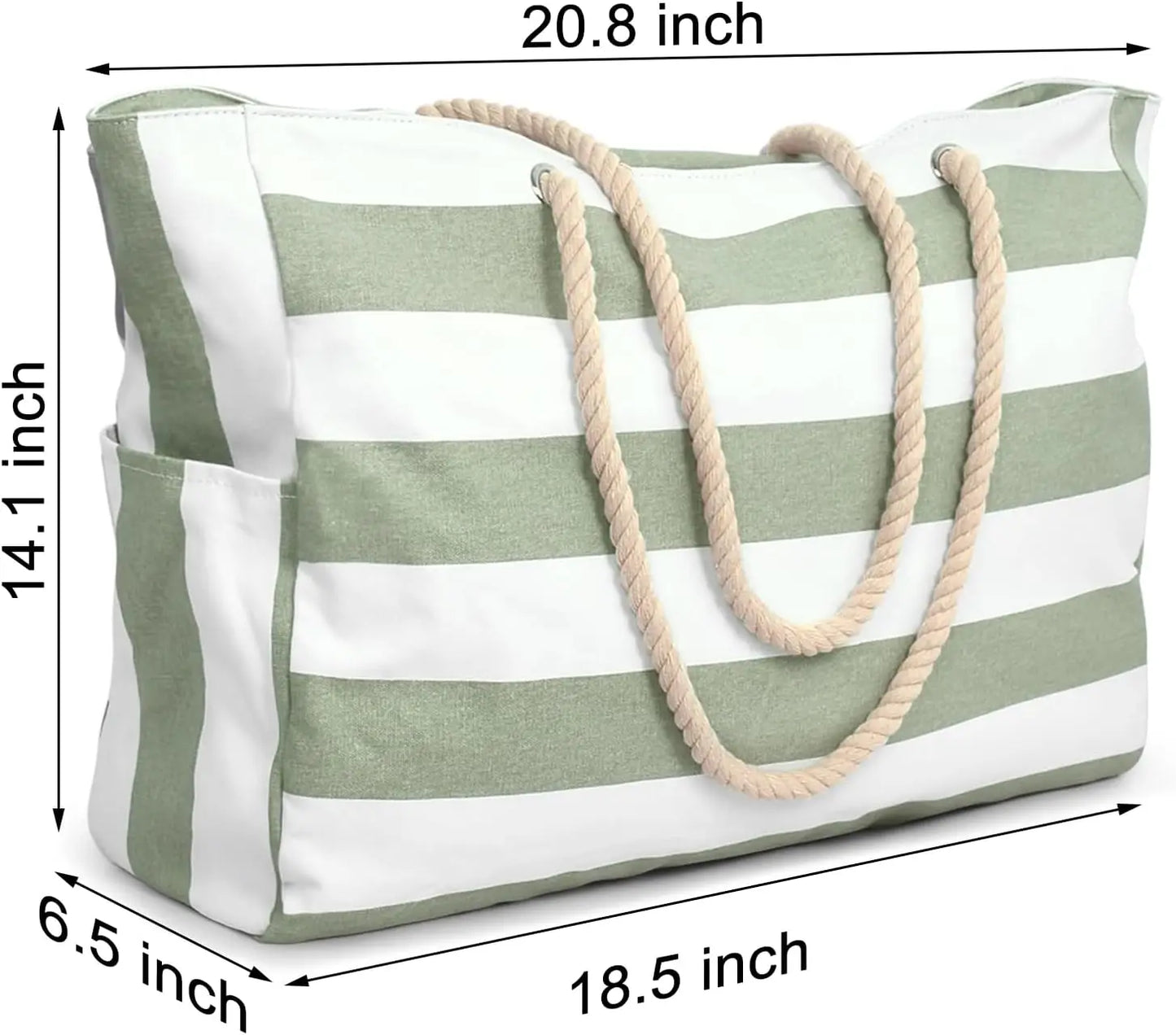 Large Waterproof Beach Tote Bag