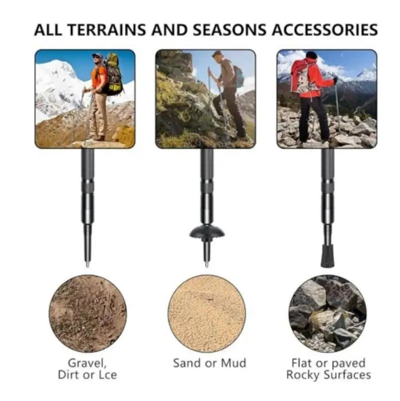 Lightweight  trekking poles