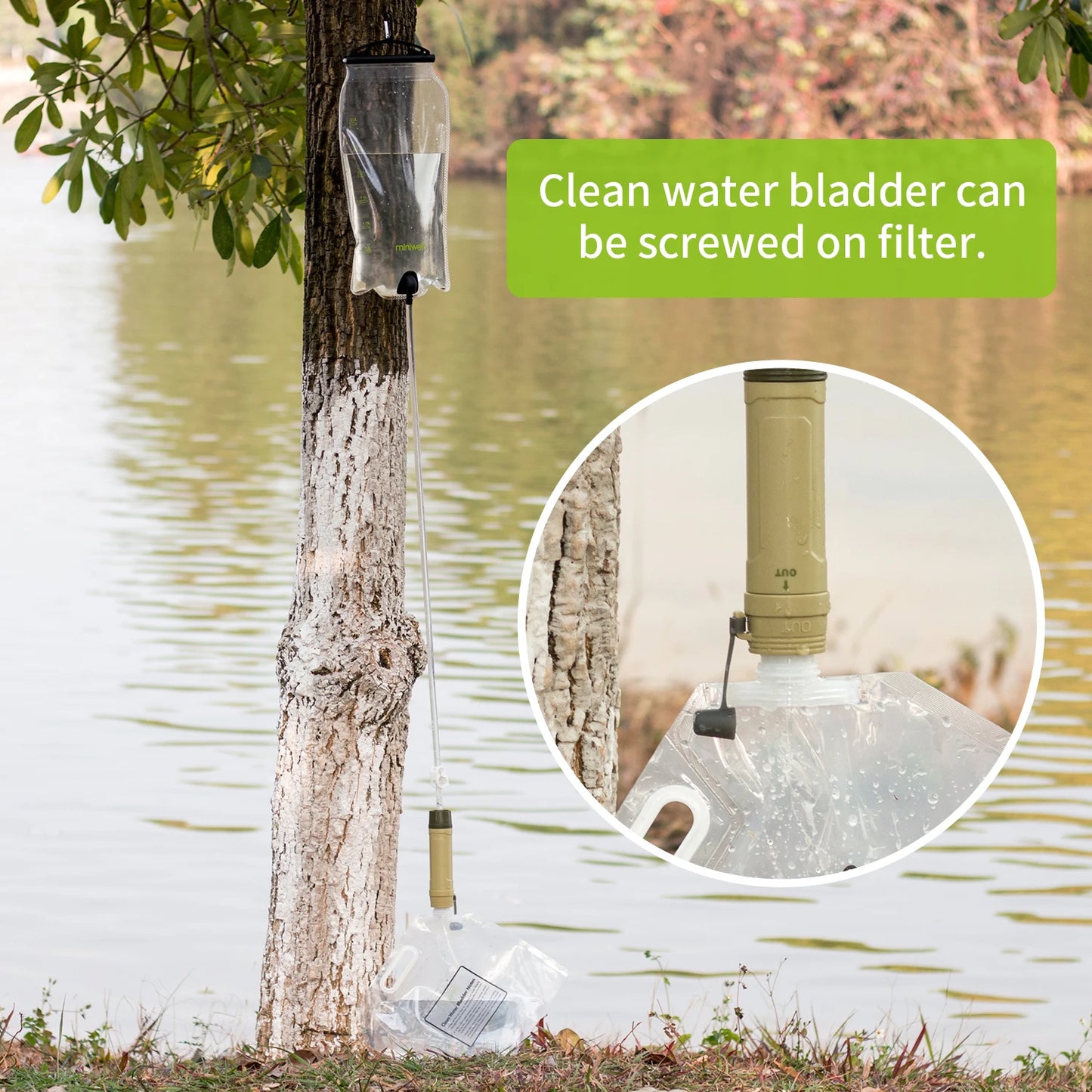Portable Survival Outdoor Water Filter Straw