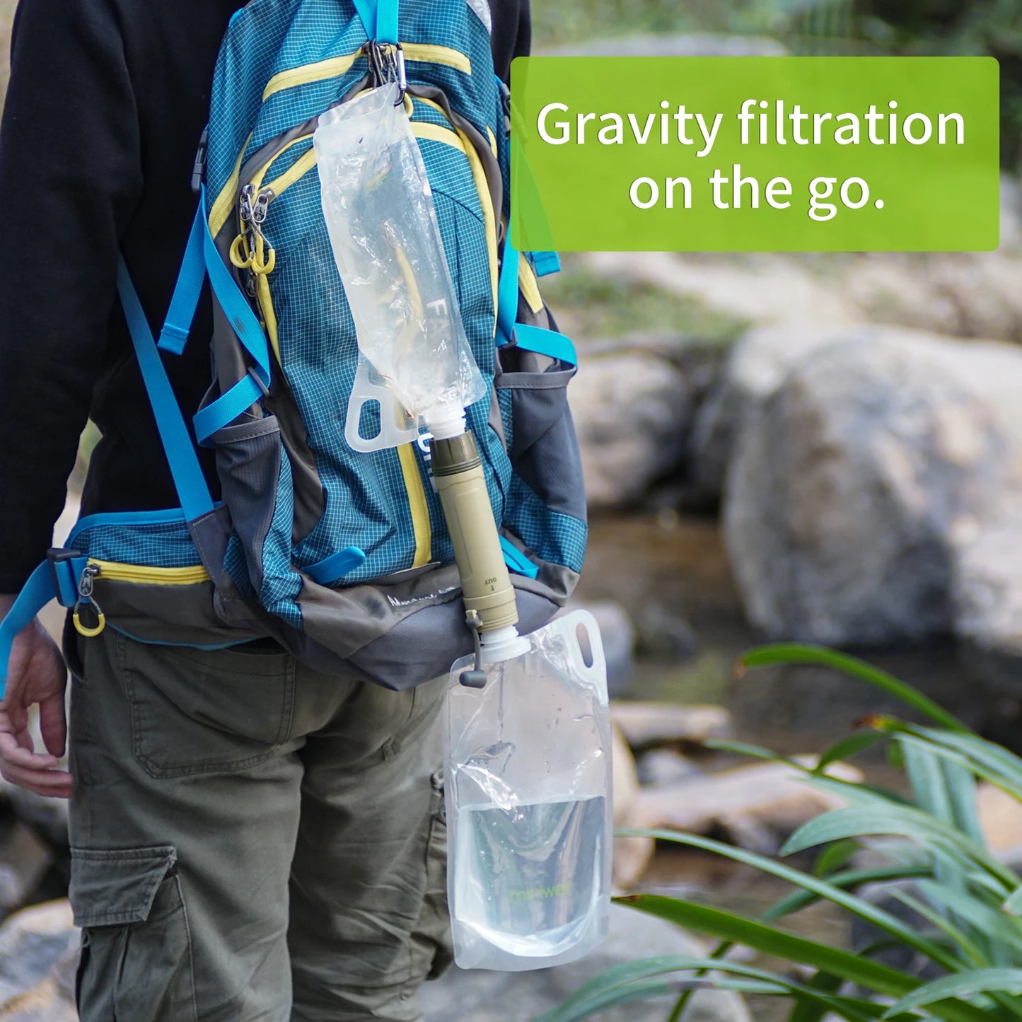 Portable Survival Outdoor Water Filter Straw