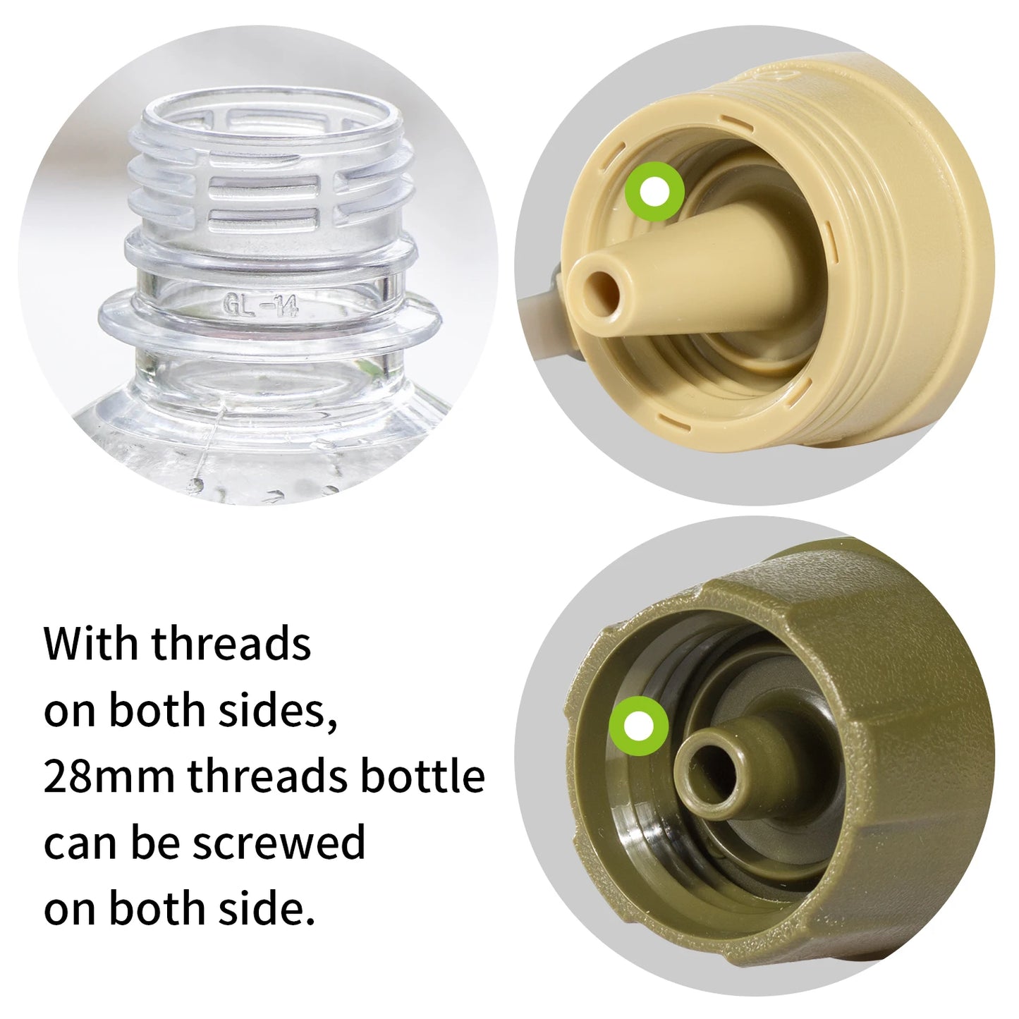 Survival Water Filter Straw for Emergency