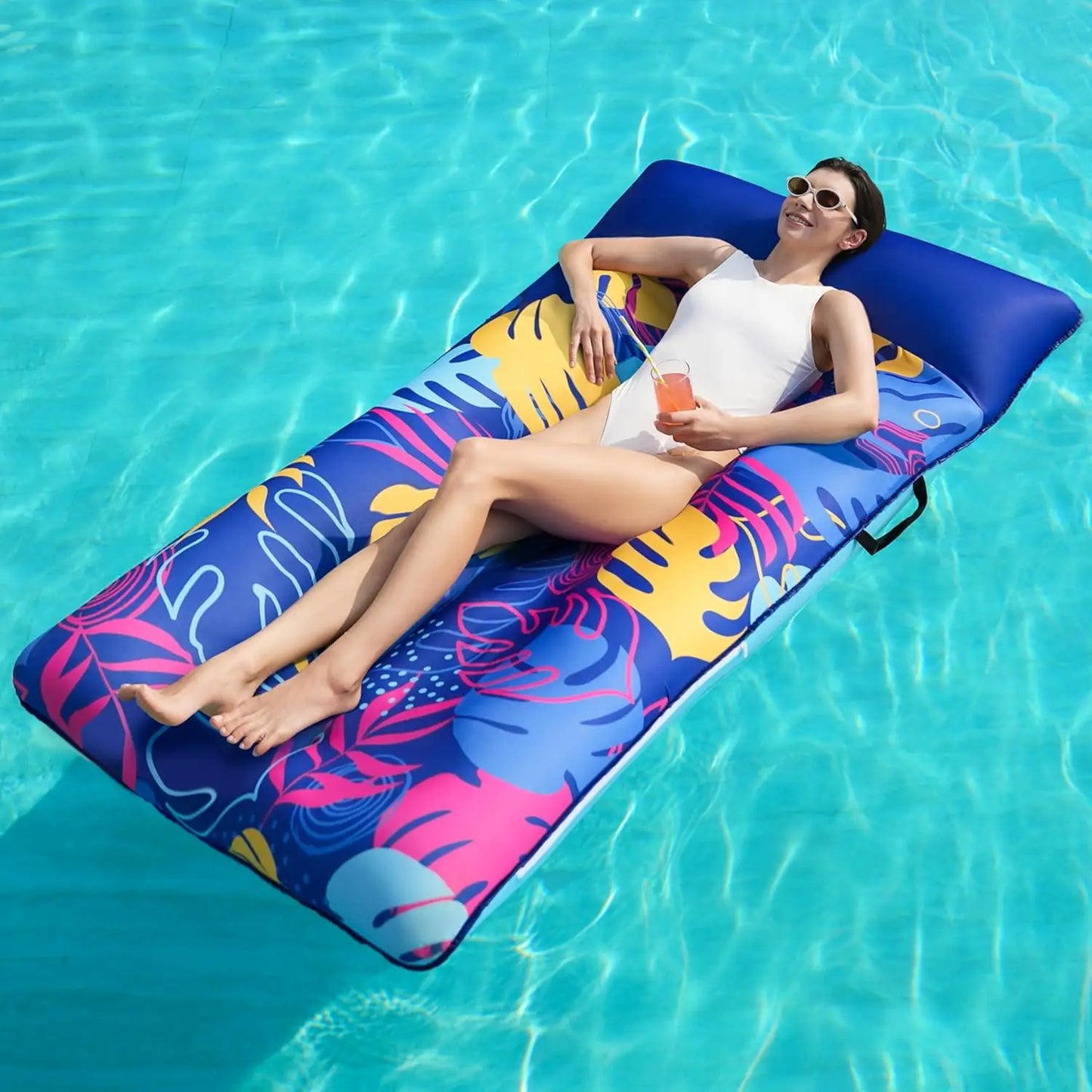 XL Fabric Inflatable Lounger (68" x 34")