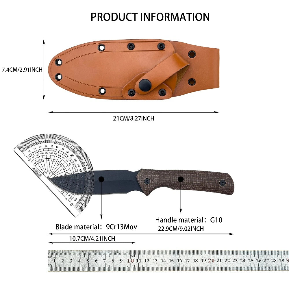 Multi-Functional EDC Camping Knife | Sharp, Durable & Trail-Ready