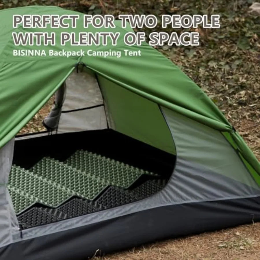 Backpacking Tent 2 Person Lightweight Camping Tent Waterproof 3 Season with Aluminum Pole for Outdoor Mountaineering Hiking Tra