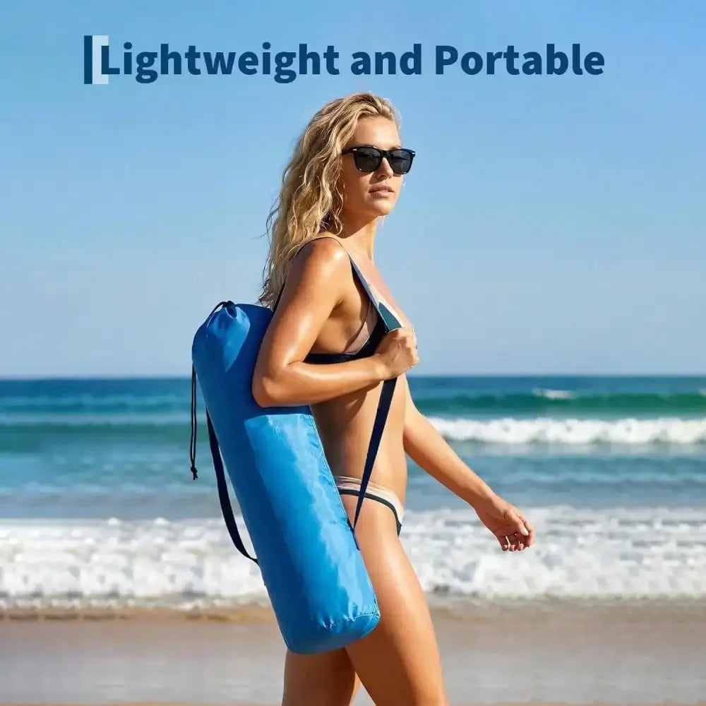Low Beach Chair 2 Pack, Extra Wide Seat