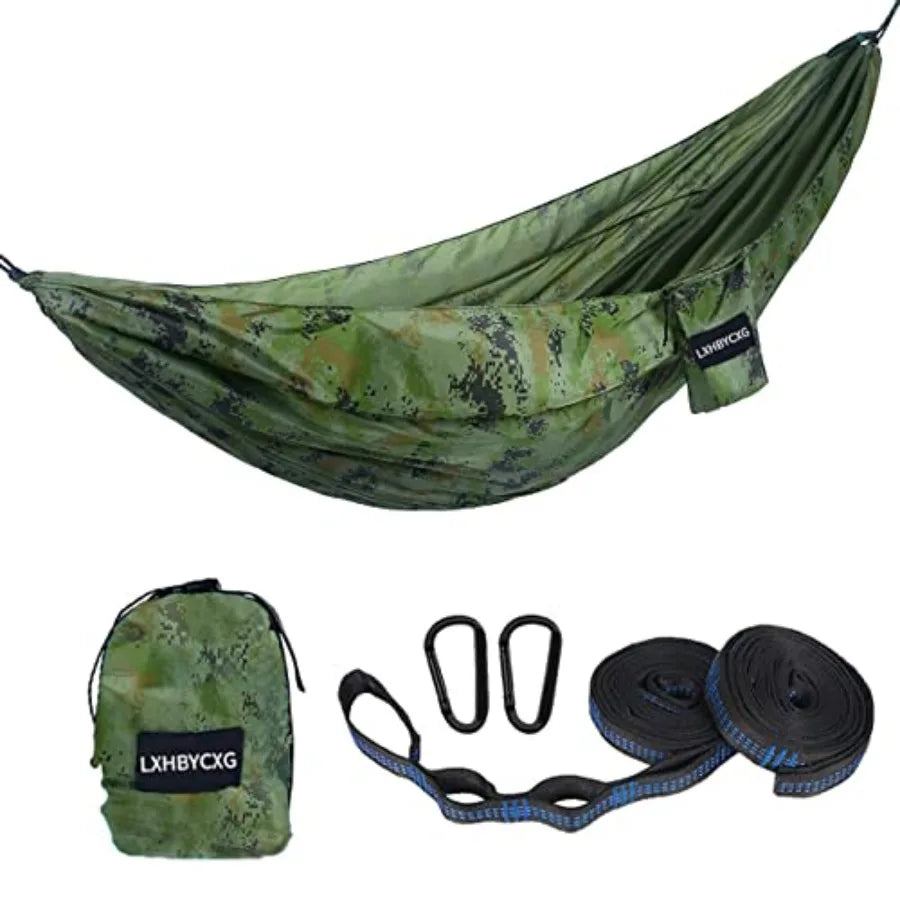 Ultralight Nylon Parachute Hammock with 2 Tree Straps