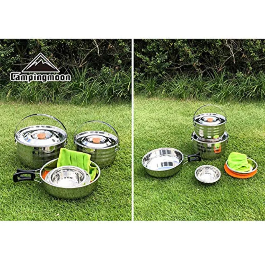 Stainless Steel Camping Cookware