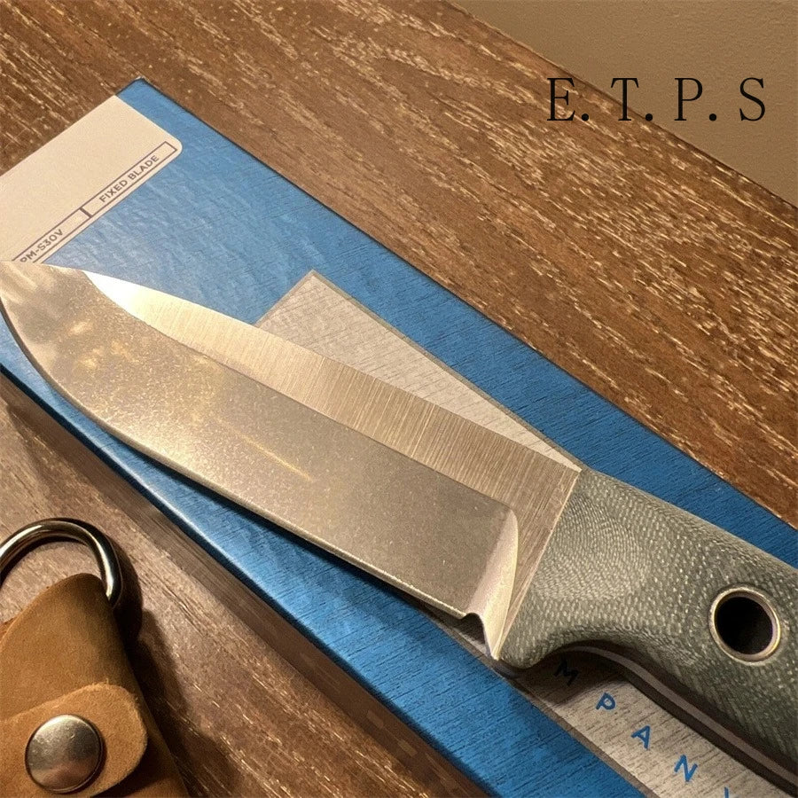 BM Sibert Bushcraft Fixed Knife — S30V Satin Blade, G10 Handle, EDC Survival