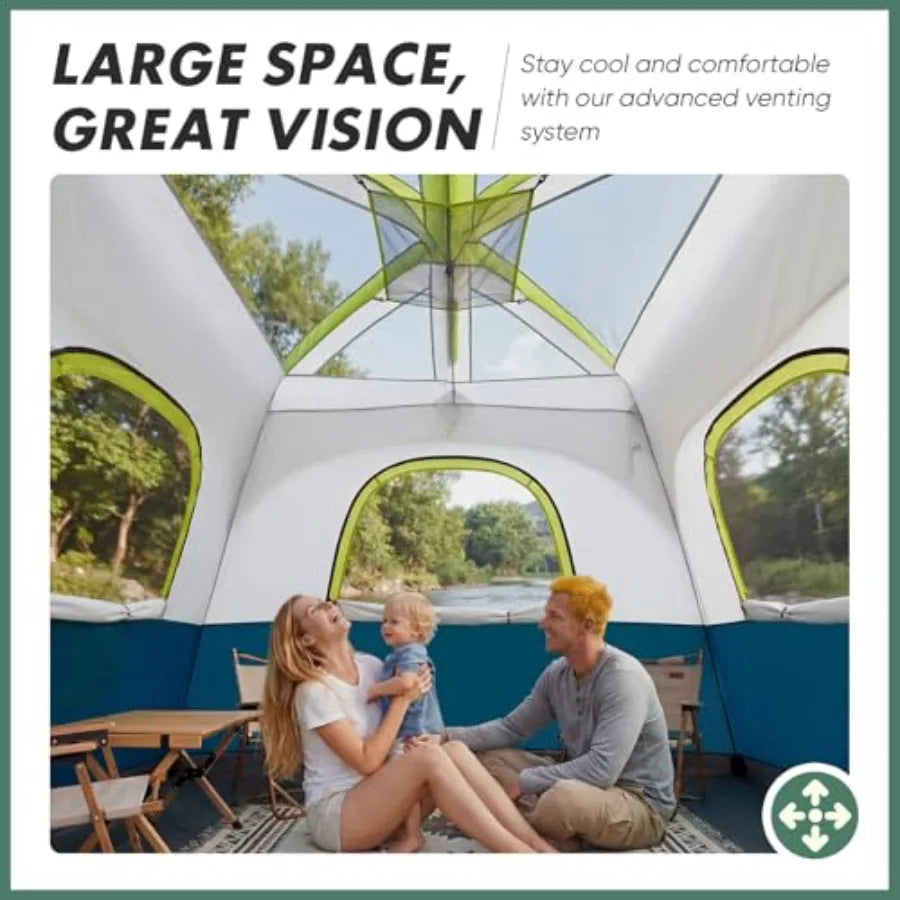6 Person Dome Tent -Waterproof and Windproof