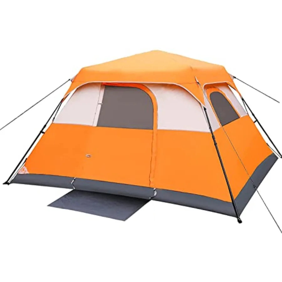 6 Person Tent -Waterproof with Top Rainfly