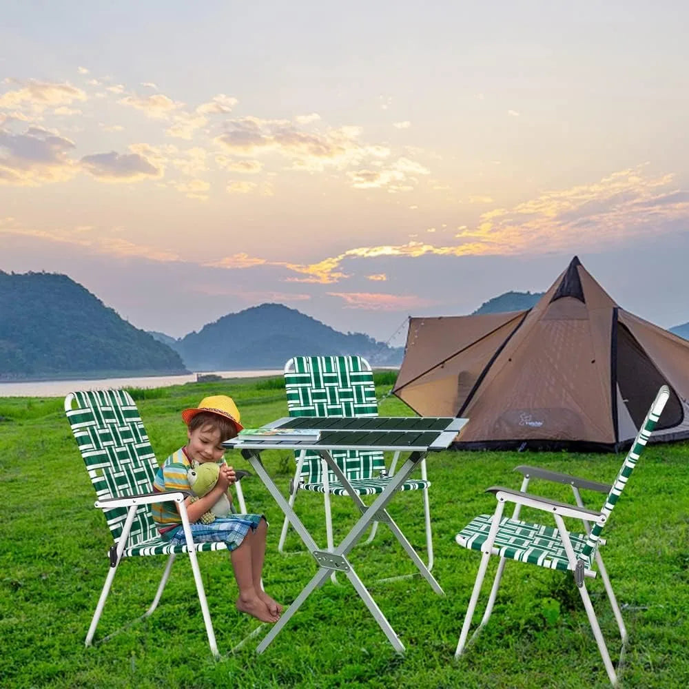Patio Lawn Mesh Folding Chairs