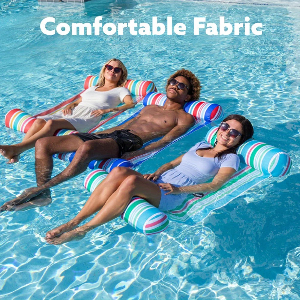 3 Pack 4-in-1 Inflatable Water Hammock