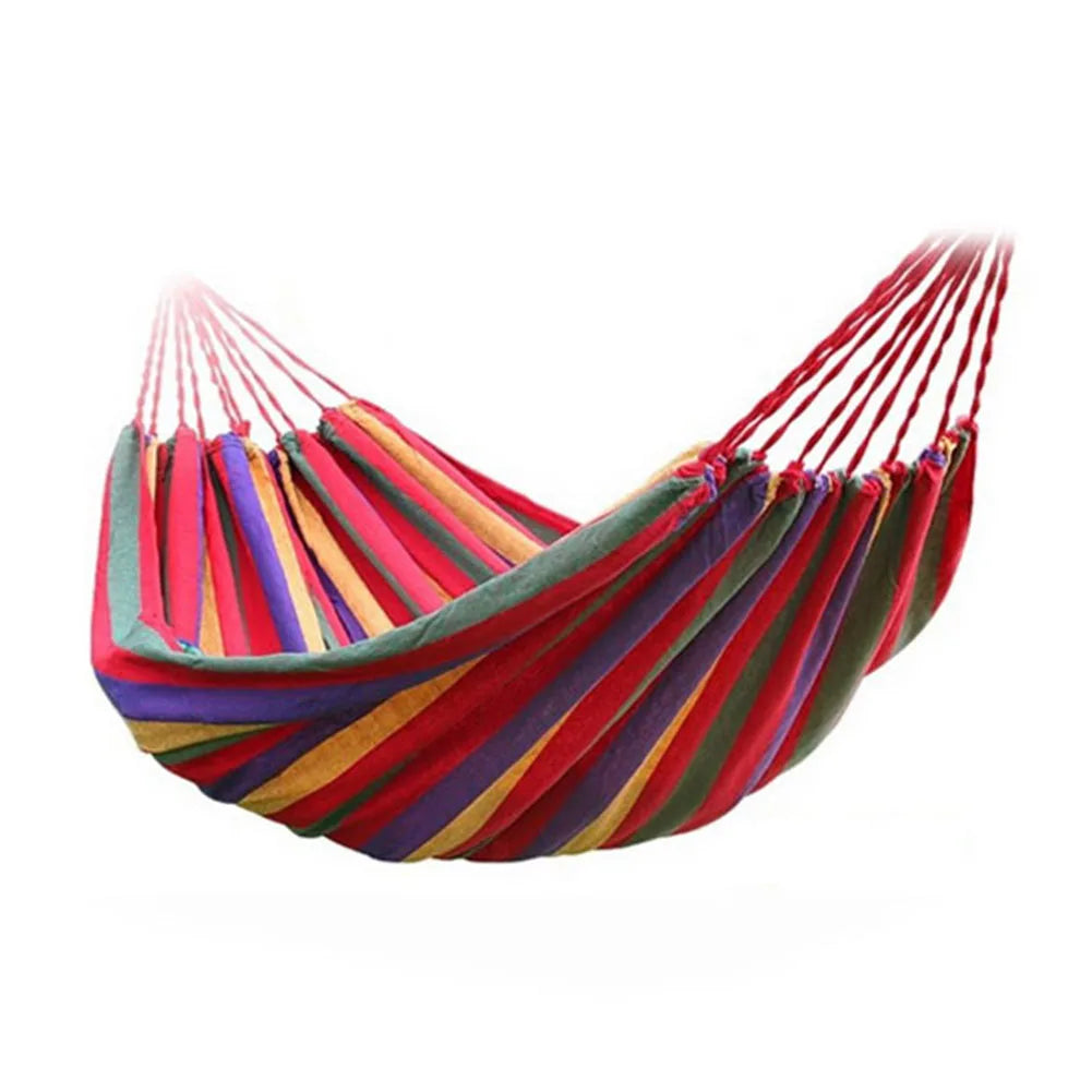 1-2 Person Fabric Hammock with Tree Straps, 264lbs Capacity with Carry Bag