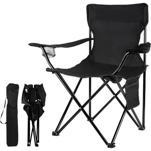 Lightweight Folding Camp Chair – Portable Outdoor Chair for Beach, Lawn & Patio