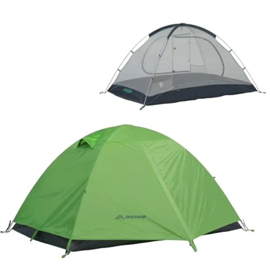 Backpacking Tent 2 Person Lightweight Camping Tent Waterproof 3 Season with Aluminum Pole for Outdoor Mountaineering Hiking Tra