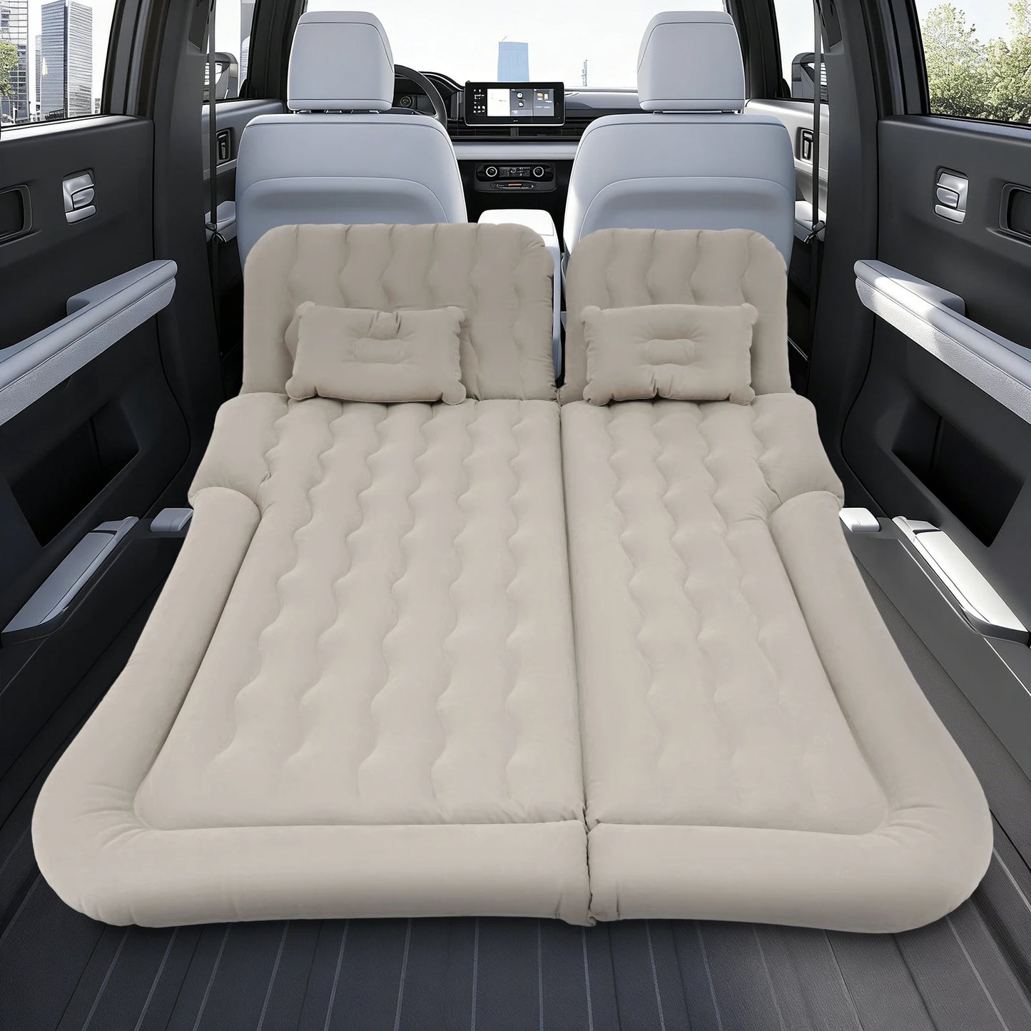 Camping Inflatable SUV Mattress – Portable Car Air Bed, 1.74 x 1.26m, 300kg Capacity