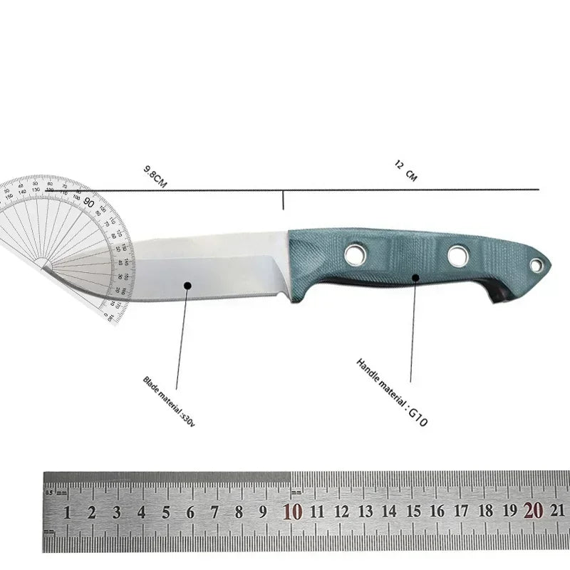 BM 162 Sibert Bushcrafter Fixed Blade Knife: S30V Steel & G10 Handle