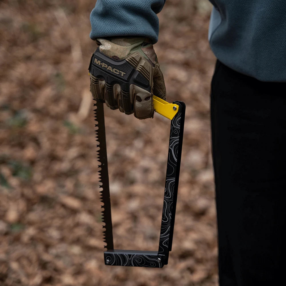 Folding Aluminum Alloy Wood Saw with Storage Bag