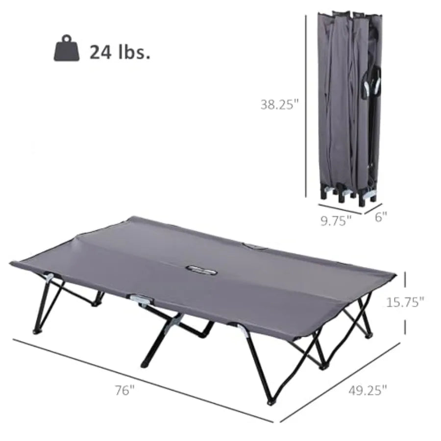 2 Person Folding Camping Cot