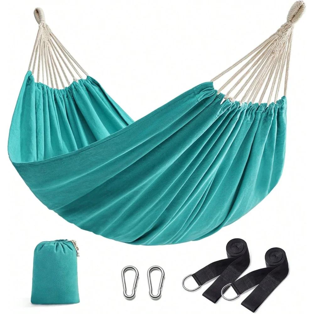 Double Hammock, 98.4 X 59.1 Inches, 660 LB Load Capacity with Compression Bag and Mounting Straps