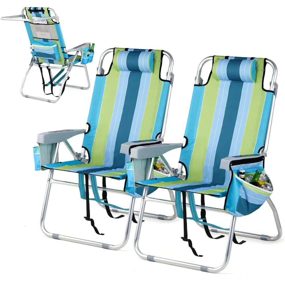 Tall Beach Chairs 2 Pack