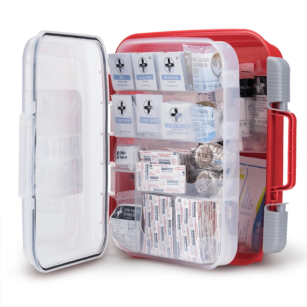 350 Pieces OSHA All-Purpose First Aid Kit Medical Supplies