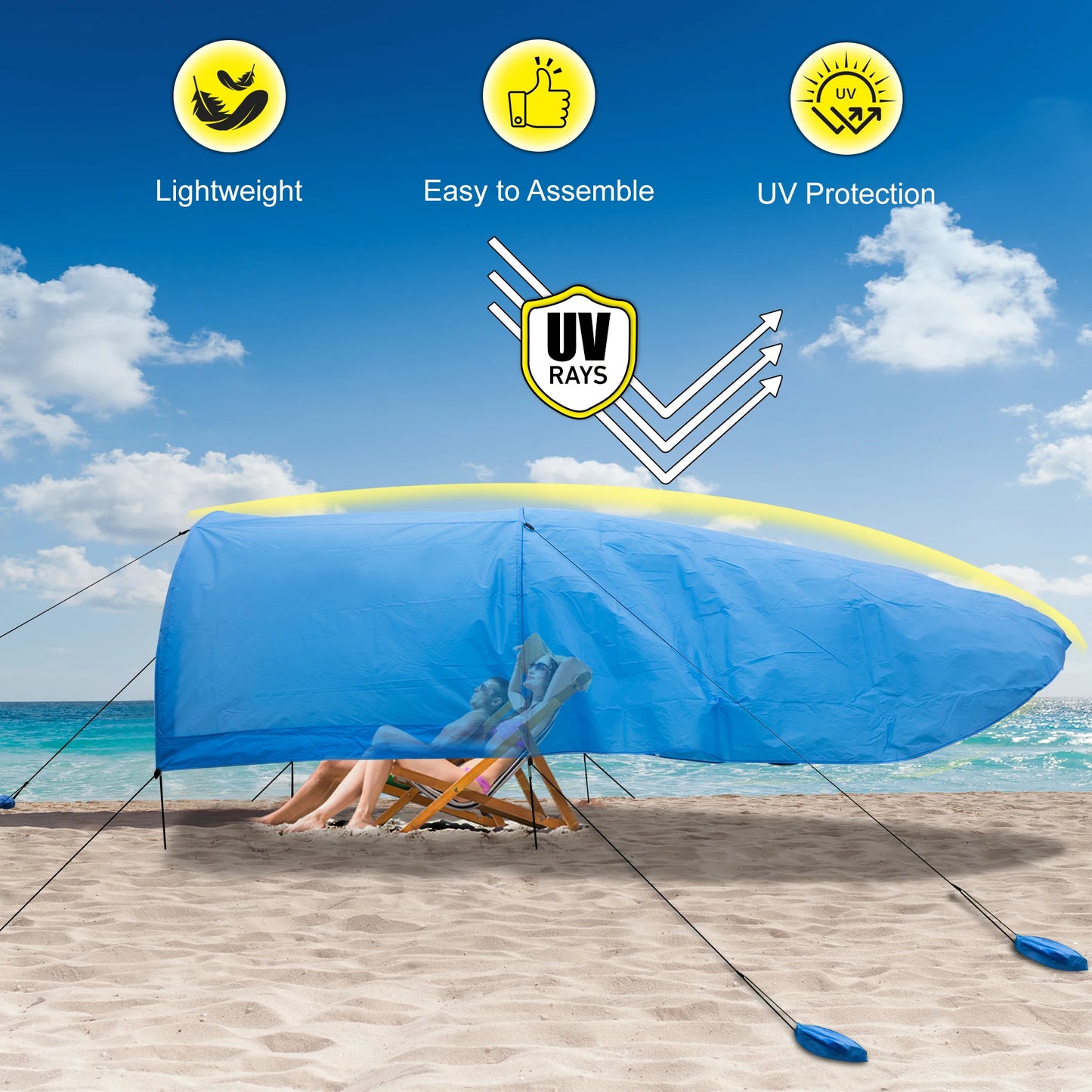 Beach Shade for 8 People