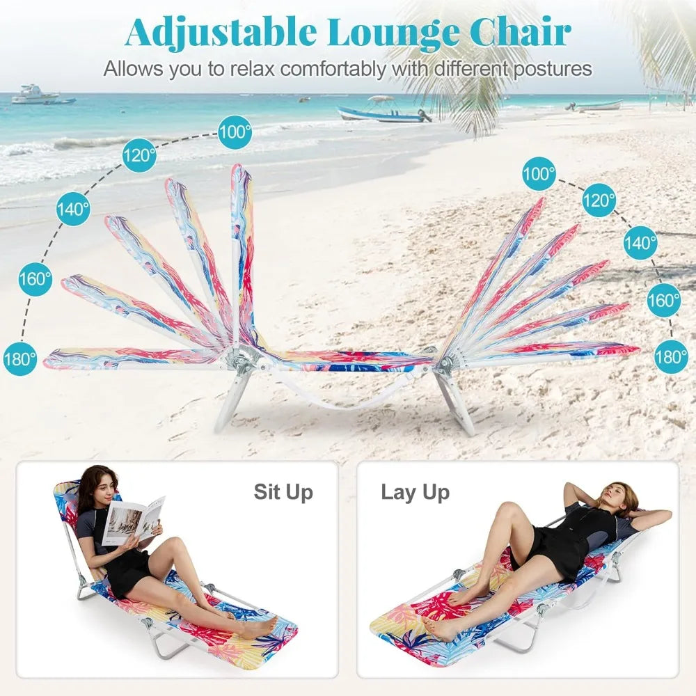 Adjustable Folding Tanning Chair