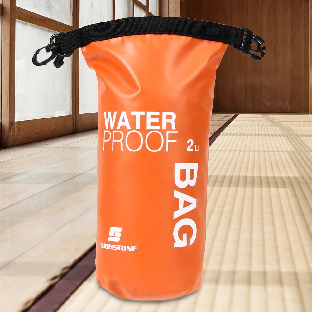 APWIKOGER 2L Waterproof Dry Bag – Floating Lightweight Dry Sack for Camping, Fishing & Water Sports