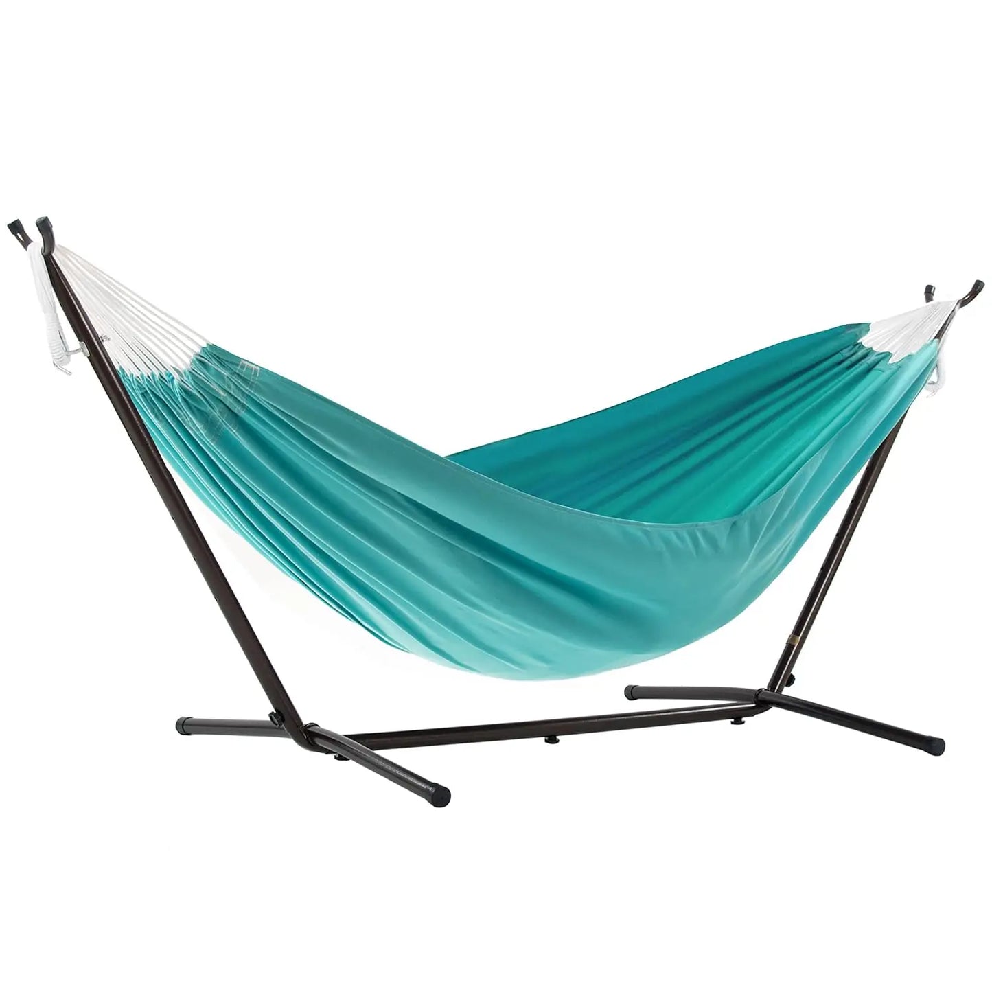 Double Sunbrella Hammock with Steel Stand