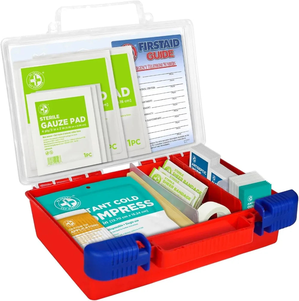 180-Piece First Aid Kit: Clean