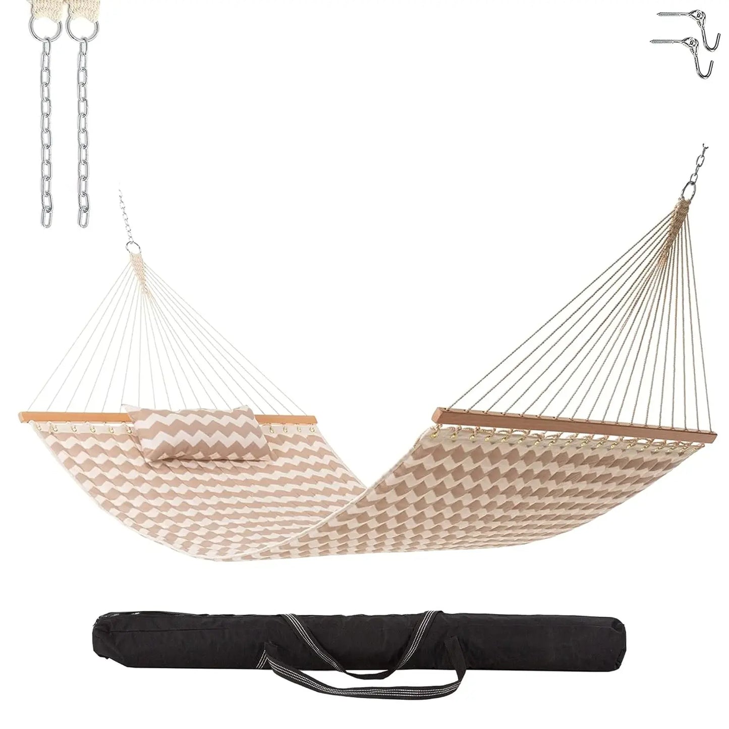 Quilted Hammock 11.5ft x52in 350lb Capacity