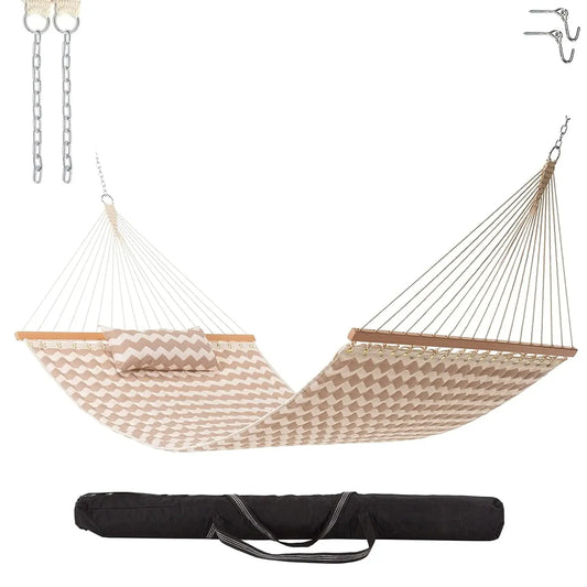 Quilted Polyester Hammock 11.5 ft x52i n, 350lb