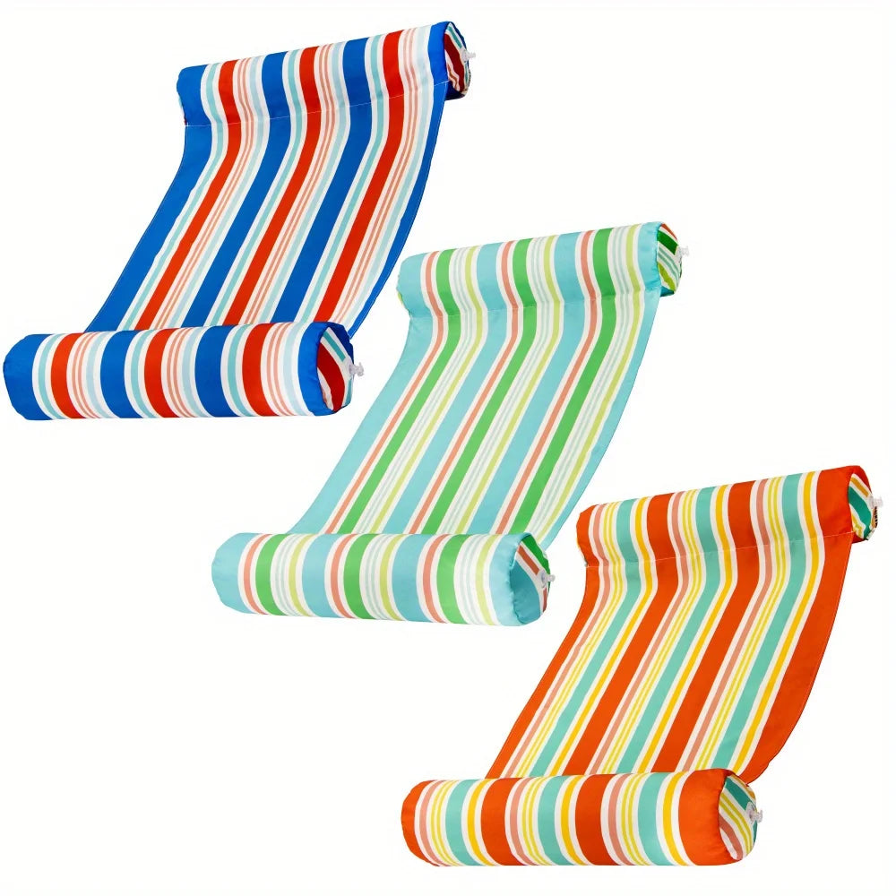 3 Pack 4-in-1 Inflatable Water Hammock