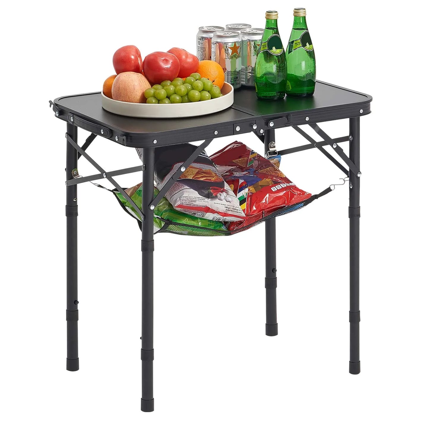 Folding ,Adjustable Height Camping Table